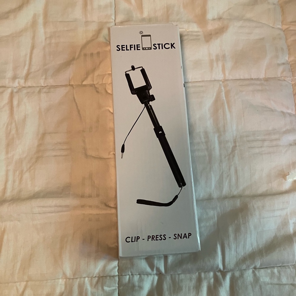 never used selfie stick